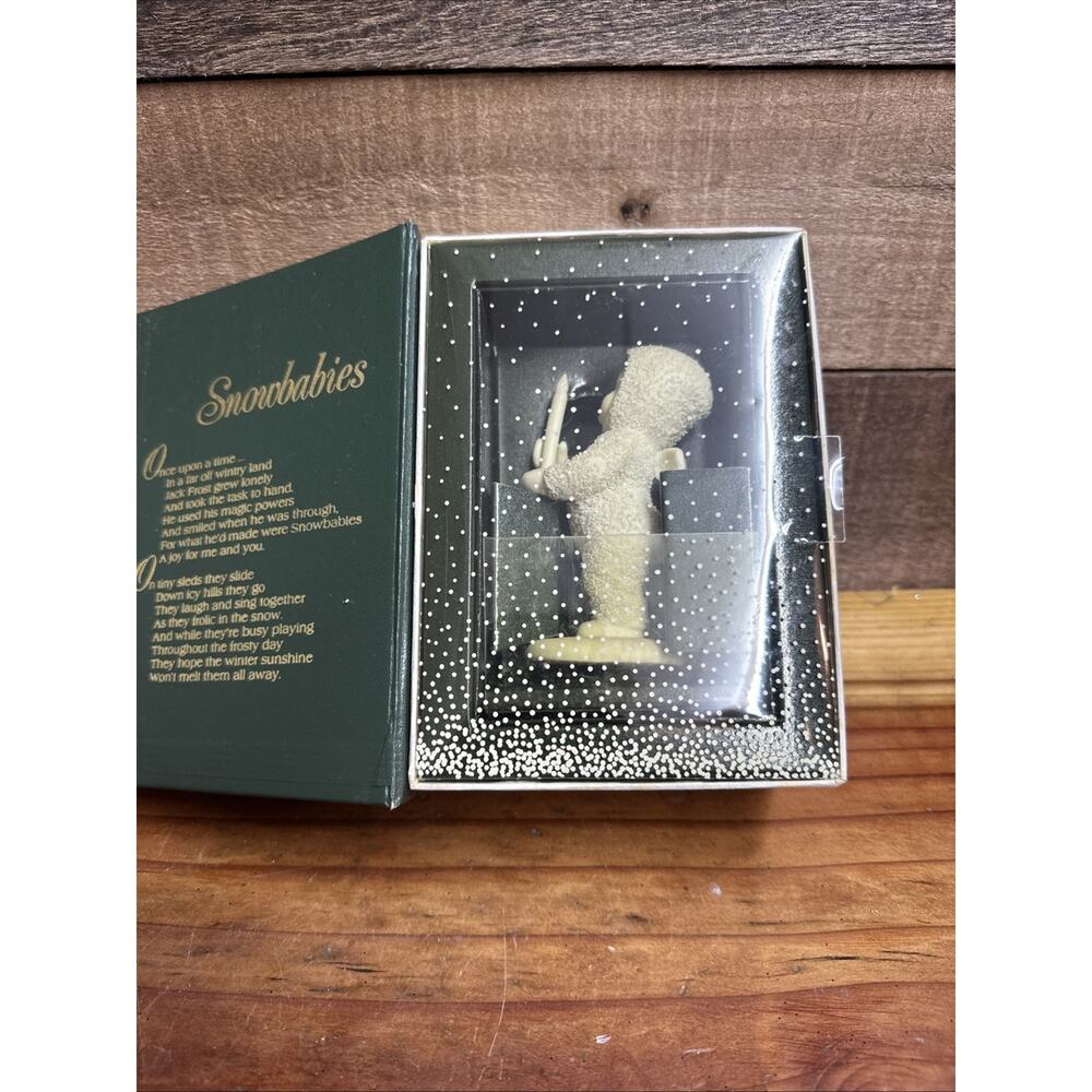 Snowbabies Dept 56 Just One Little Candle #68233 Retired In Box